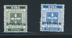 Stamp of Ireland » 1922-49 Dublin Government Printing Works Issues 1932 Eucharistic Congress mint set of two, both overprinted