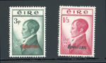 Stamp of Ireland » 1950-Date Commemoratives 1953 Robert Emmet mint set of two, both overprinted