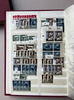 Stamp of Austria » Collections and Lots  1945-58, grosser Doublettenbestand in dickem A4 Album + mittelgrossem Einsteckalbum