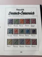 Stamp of Austria » Collections and Lots  1918-37, Sammlung in SAFE Ringbinderalbum **/*