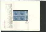 Stamp of Great Britain » King Edward VII » 1911-13 Somerset House Issues 1911-13 10s blue mint n.h. lower marginal
