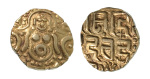 Stamp of Coins » Hindu coins of medieval India Kalachuris of Tripuri, Gangeya Deva, 1015-1040, AV dinar, 4.25 g.