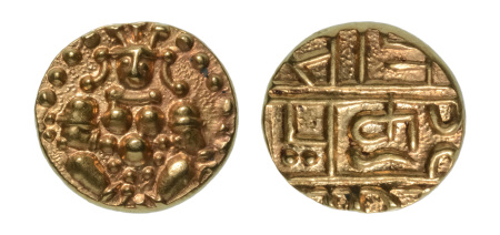 Stamp of Coins » Hindu coins of medieval India Vijaynagar Kingdom, Tuluva dynasty, Krishna Deveraya, c. 1509-1529, AV pagoda, 3.32 g,