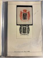 Stamp of Colonies françaises » Monaco 1890-1960, dans un dossier bel ensemble très peu commun