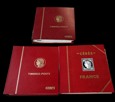 Stamp of France » Collections 1849-1999, dans trois reliures Cérès collection **/*/oblitérés