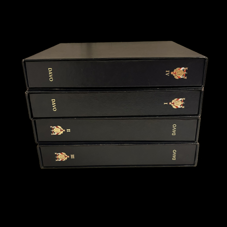 Stamp of France » Collections 1900-1988, dans quatre reliures Davo collection majorité