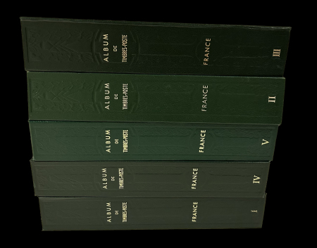 Stamp of France » Collections 1853-2013, dans cinq reliures Yvert collection neufs