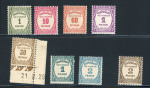 Stamp of France » Timbres-Taxe 1927-1931, série Taxe Y&T n° 55-62 neufs ** MNH. TB