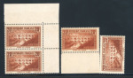 Stamp of France » Émissions à partir de 1900 1929, Pont du Gard Y&T n° 262 quatre timbres neufs