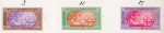 Stamp of Egypt » Commemoratives 1895 Winter Festivals Foundation part Appendix page with nine bi-coloured colour trials on the 1m and 5m values
