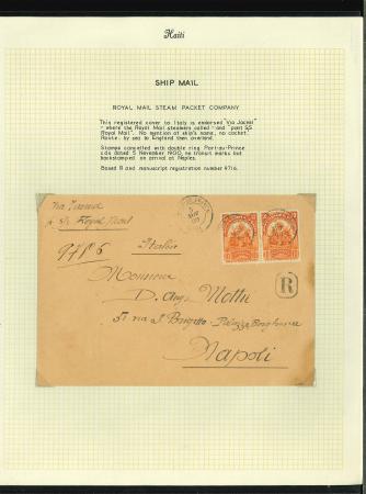Stamp of Haiti » Collections, Lots etc. Haiti ship Mail 1897-1957