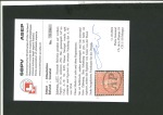 Stamp of Switzerland / Schweiz » Sitzende Helvetia Gezaehnt » Briefmarken 1867-1878 1867, 10 Rp. rot, klar und zentrisch entwertet mit schwarzem AP im Oval