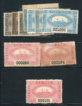 Stamp of Peru Peru 1850s Freight labels accumulation unused