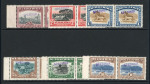 Stamp of South Africa » Union & Republic of South Africa South Africa 1927-30 2d, 3d 1s to 10s pairs specimen unused