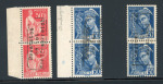 Stamp of France » Guerre 1940, lot de timbres de guerre composé des paires Y&T