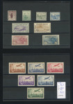 Stamp of France » Collections 1868-1936, sur 4 plaquettes, sélection de timbres classiques