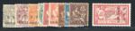 Stamp of Colonies françaises » Castellorizo (Occupation française) 1920, dix timbres neufs * première série avec surcharge