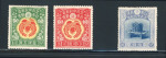 Stamp of Japan 1916, Michel n° 127-129 mint *, very fine