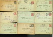 Stamp of Colonies françaises » Levant CANCEL Entiers Postaux : 1903-1914, joli lot de 22 entiers