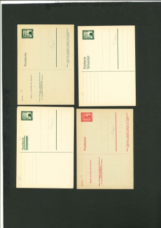 Stamp of Colonies françaises » Sarre CANCELEntiers Postaux : 1921-1954, joli lot de treize entiers