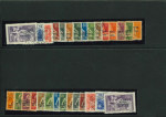 Stamp of Switzerland / Schweiz » Sammlungen 1922-1950, kleine Zusammenstellung Ämtermarken