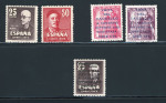 Stamp of Spain CANCEL1947-1950, Edifil n° 1015-1016 *, n° 1038A-1038B **