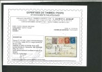 Stamp of Panama 1866 (Dec 3) envelope from Panama to France with an exceptional four-color mixed franking with French Empire and GB