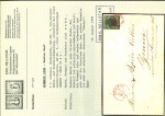 Stamp of Switzerland / Schweiz » Kantonalmarken » Genf 1849, grosser Adler dunkelgrün, auf Stadtbrief