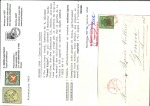 Stamp of Switzerland / Schweiz » Kantonalmarken » Genf 1849, grosser Adler dunkelgrün, auf Stadtbrief