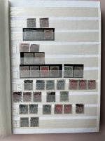 Stamp of Denmark » Collections 1854-1995, in a big stockbook nice and extensive mint and used collection