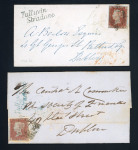 Stamp of Ireland » Postal History (Arranged alphabetically by County) Cavan - Tullyvine Stradone: 1846-47 Envelope and folded