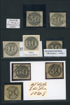 Stamp of Brazil » 1843 Bull's Eyes 1843 Bull's Eyes ms cancels 237813, 879, 885, 927, 977 and 238051& 52