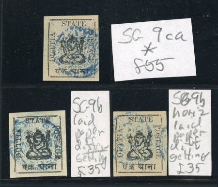 Stamp of Indian States » Duttia 1897-98 Duttia a small set of stamps but material for