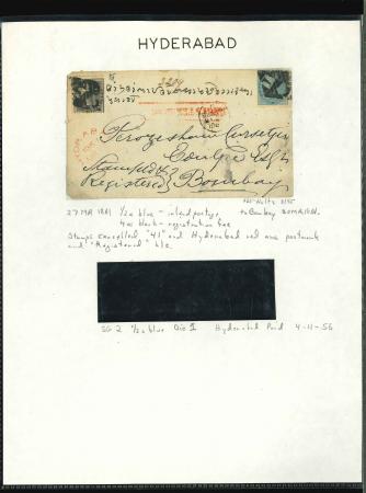 Stamp of India » 1855-1946 De La Rue and later Crown Colony Issues 1861-75 A set of 3 covers bearing De La Rue and Crown