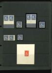 Stamp of Turks and Caicos Islands 1913-28 group of KGV plate proofs on Hagner page