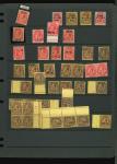 Stamp of Turks and Caicos Islands 1917-1919 War Tax accumulation on cards and Hagners