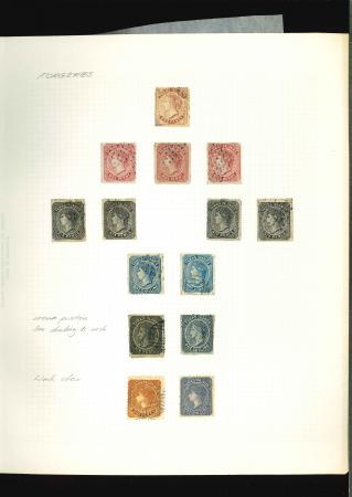 Stamp of Turks and Caicos Islands Forgeries accumulation of 42 'used' examples