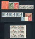 Stamp of Great Britain » 1840 1d Black and 1d Red plates 1a to 11 1840 1d black pl.1b AF with 4 large, even margins, neatly struck orange-red MC, a lovely example.