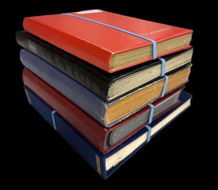 Stamp of Austria » Collections and Lots  1850-1918, reichhaltiger Bestand in 5 A4 Steckalben