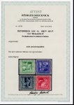 Stamp of Austria » 1st. Republic Austria Österreich Winterhilfe III Proben in anderen Farbnuancen, kpl. Satz