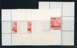 Stamp of Austria » 1st. Republic Austria Österreich 1935 Winterhilfe II kpl. in karminrot als gezähnte Einzelproben