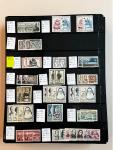 Stamp of France » Collections 1850-2000, sur des feuilles de classeur important stock