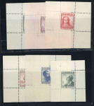 Stamp of Austria » 1st. Republic Austria Österreich 1934 Baumeister in gezähnten Einzelabzügen, ungummiert