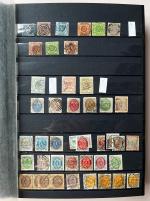 Stamp of Denmark » Collections 1851-2000, in a large stockbook mint and used collection