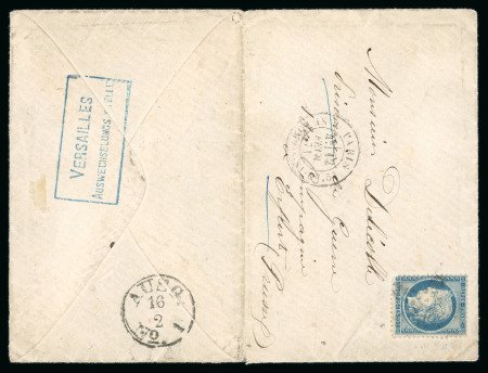 Stamp of France » Guerre de 1870-1871 1871, lettre à destination d'un prisonnier de guerre