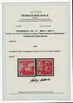 Stamp of Austria » 1st. Republic Austria Österreich 1934-36 Trachten 3S & 5S Probedrucke in braunkarmin **