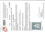 Stamp of Switzerland / Schweiz » Sitzende Helvetia Ungezähnt » Dünnes Papier 1856, 10 Rp. blau, 1. Berner Druckperiode, auf sehr dünnem Papier
