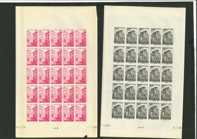 Stamp of Colonies françaises » Monaco 1949, série vues de la Principauté Y&T n° 307-313C