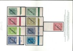 Stamp of Austria » Deutsch-Österreich Austria Österreich 1918-19 Wappenserie kpl. Satz aller bekannten UNGEZÄHNTEN Werte