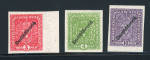 Stamp of Austria » Deutsch-Österreich Austria Österreich 1919 Wappen 3K und 10K ungezähnt